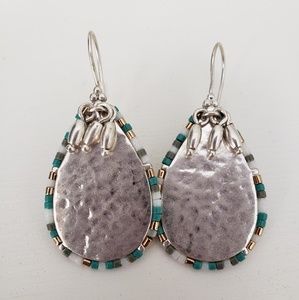 Frieze Teardrop Earrings